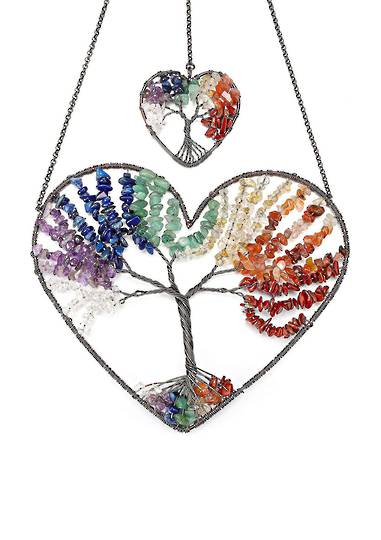 Chakra Heart Tree Hanging image 0